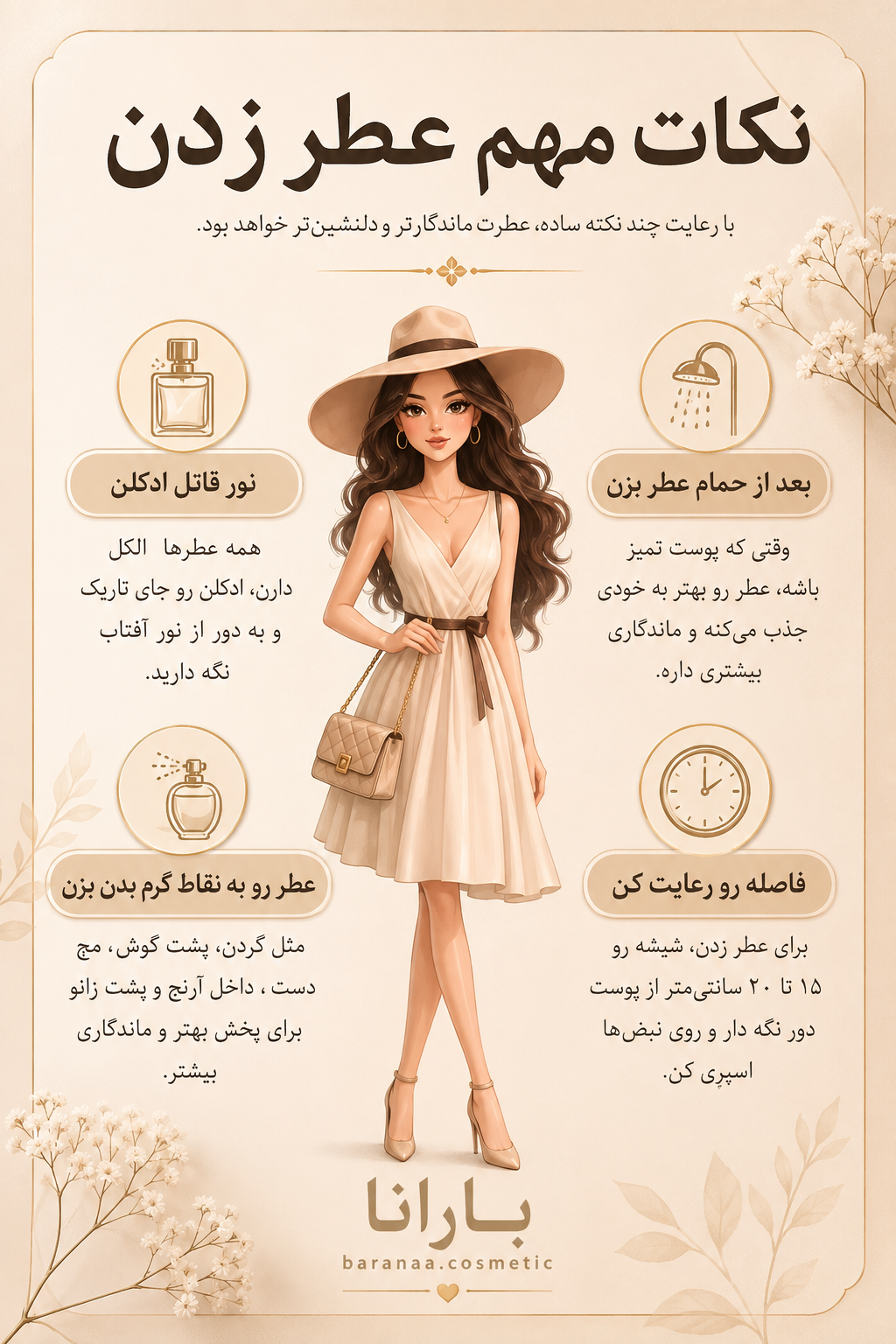 نکات مهم عطر زدن 