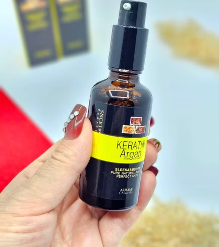 روغن آرگان و کراتین آرمامه